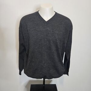 Todays Man Mens XXL 100% Merino Wool Made in Italy Sweater Shrink Resistant